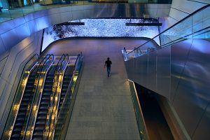 Image of the artwork "The Unknowable" at Wynyard Station, Sydney