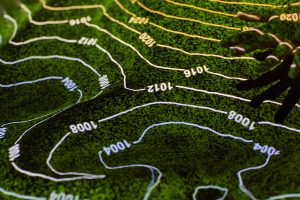 Detail of projections on a sandbox