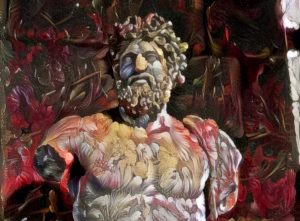 Sculpture picture styled by AI to look like flowers