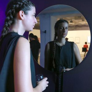 Nina Rajcic using Mirror Ritual at TEI 2020 Sydney